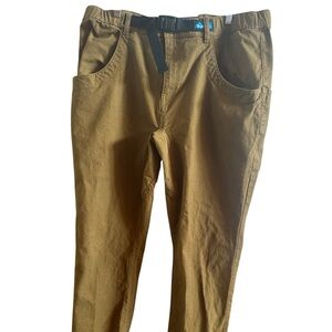 KAVA Men’s‎ Brown Heavy Duty Casual  Belted Outdoor Pants Size XXL